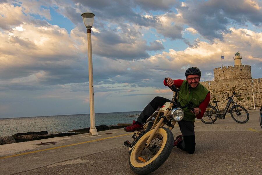 Rhodes: E-bike Highlights Sunset or Morning Photo Tour - What the guide adds to the ride
