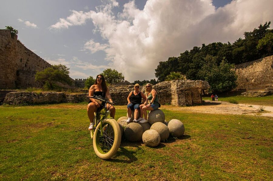 Rhodes: E-bike Highlights Sunset or Morning Photo Tour - City walls, gates, and the quieter side of the fortress