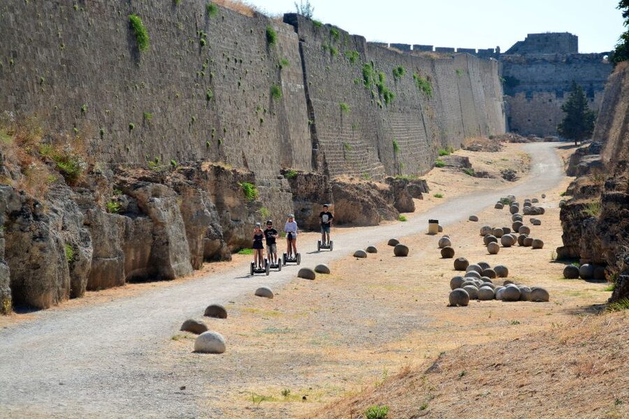 Rhodes: Explore the New and Medieval City on a Segway - Street of the Knights and the Palace