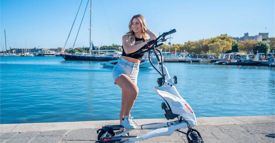 Rhodes: Explore the New and Medieval City on Trikkes - Mandraki Harbor, windmills, and the Colossus site