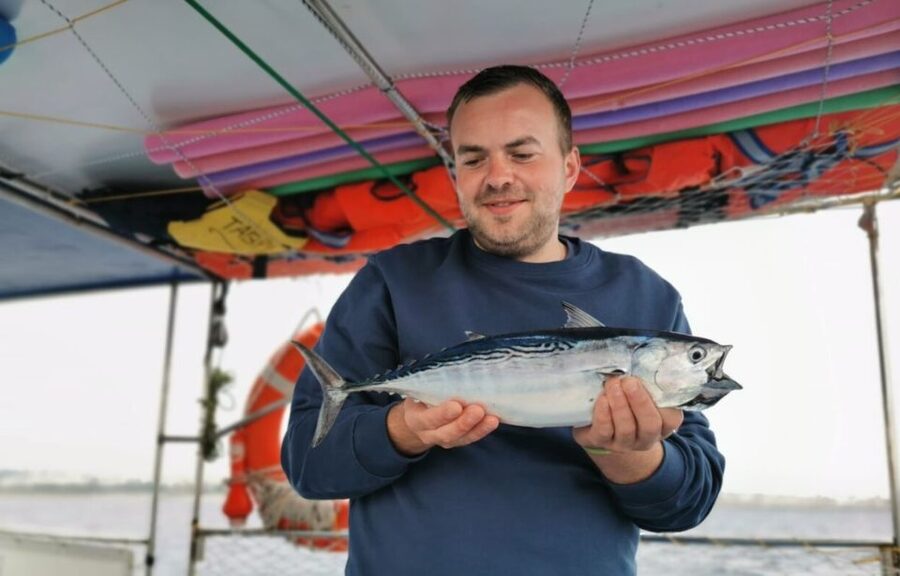 Rhodes: Fishing Trip, Snorkelling, BBQ, & Professional Guide - Leaving Kolona port for a real fishing morning