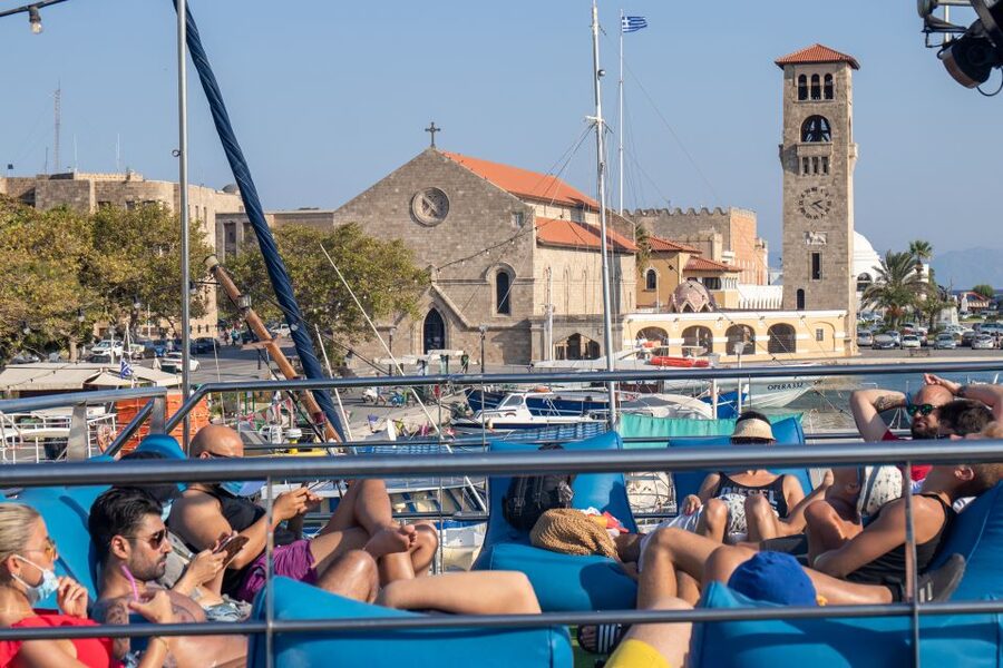 Rhodes: Full Day East Coast Bay to Bay Boat Trip with Lunch - Transfers and meeting points