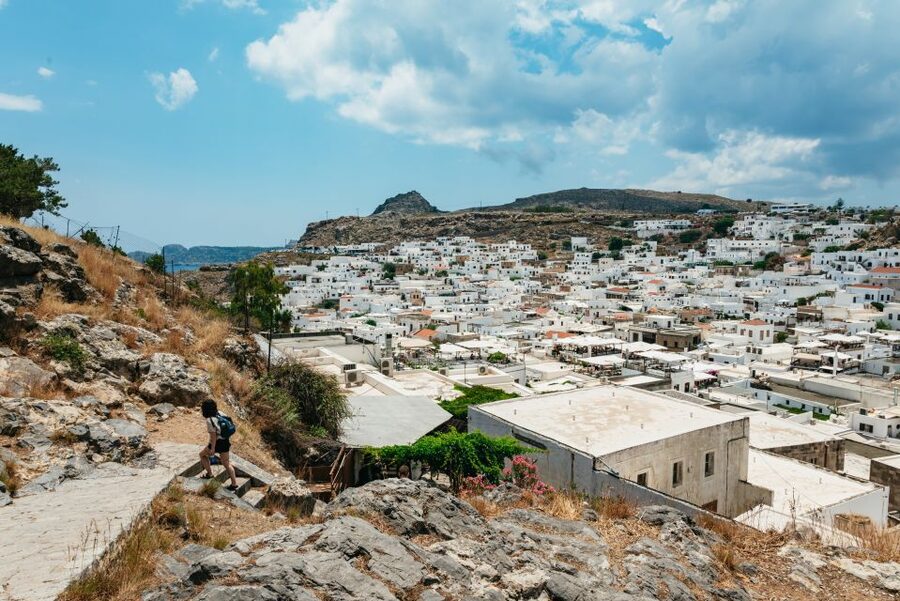 Rhodes: Guided Bus Trip to Lindos Village & Seven Springs - Food, swimming, and what to bring