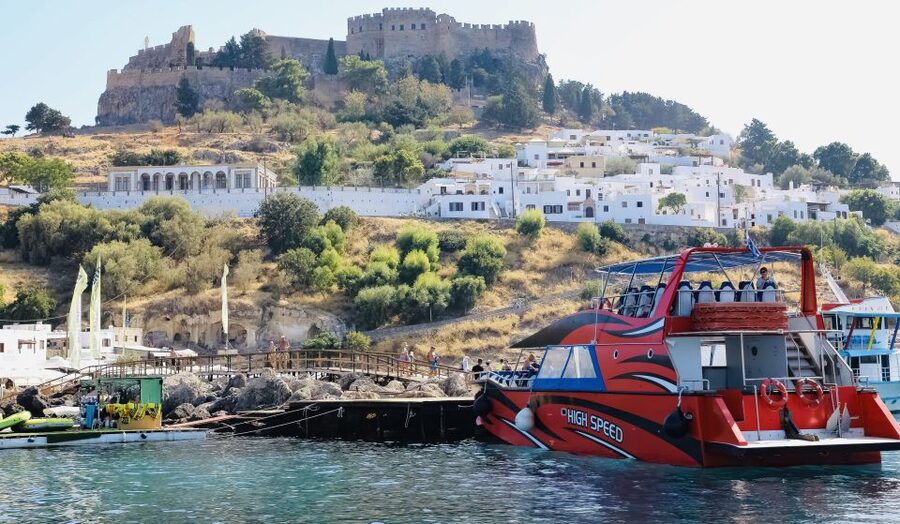 Rhodes: High Speed Boat Trip to Lindos - Why the fast boat makes Lindos an easy day trip
