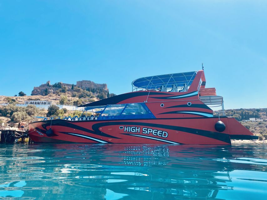 Rhodes: High Speed Boat Trip to Lindos - Whitewashed lanes and a proper Greek lunch
