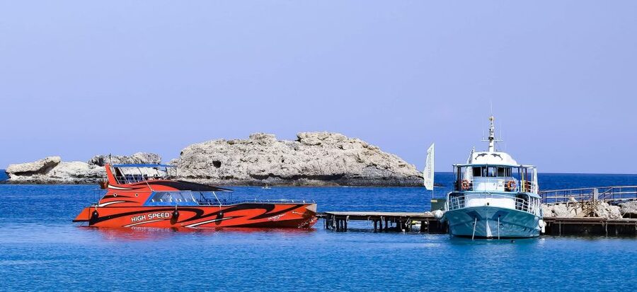 Rhodes: High Speed Boat Trip to Lindos - What the boat ride is really like