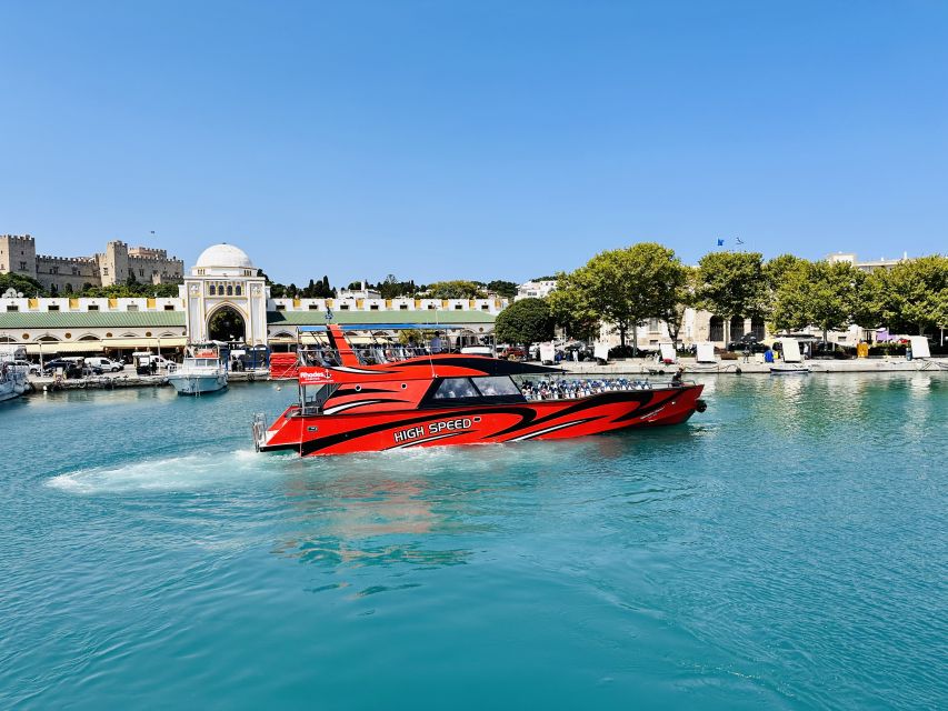 Rhodes: High Speed Boat Trip to Lindos - Two Lindos schedules, two different kinds of day