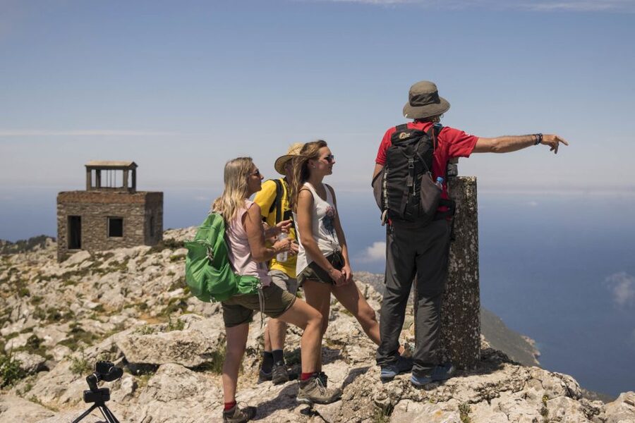 Rhodes: Hiking Tour to the Summit of Akramitis with Photos - The chapel of St John and a welcome Greek snack