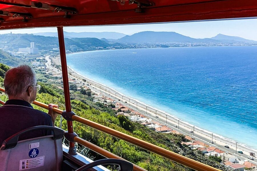 Rhodes: Hop-On Hop-Off Sightseeing Bus Tour - Nea Agora and the best cruise-port connection