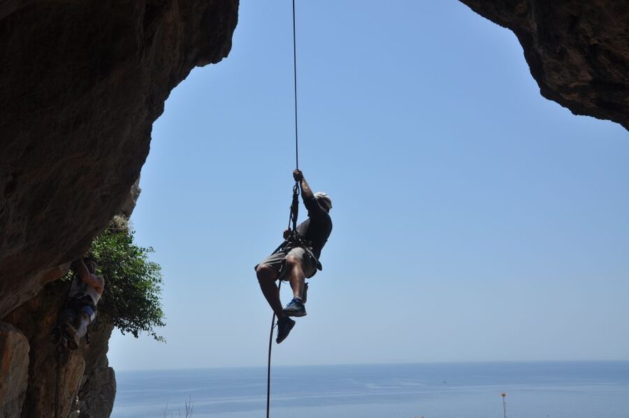 Rhodes: Ladiko Bay Rock Climbing and Rappelling Experience - What $141 buys you