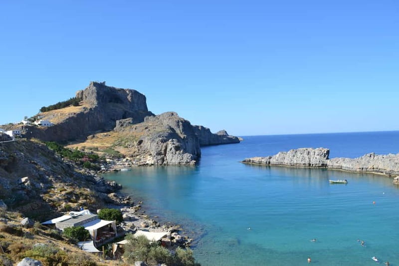 Rhodes: Lindos & Butterfly Valley Guided Tour - Pickup and the ride across Rhodes