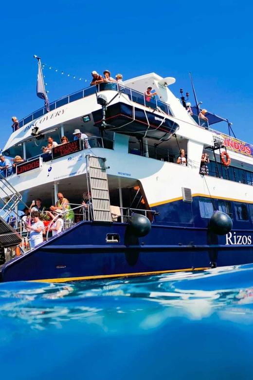 Rhodes: Lindos Cruise with 2 Swim Stops - Key points at a glance