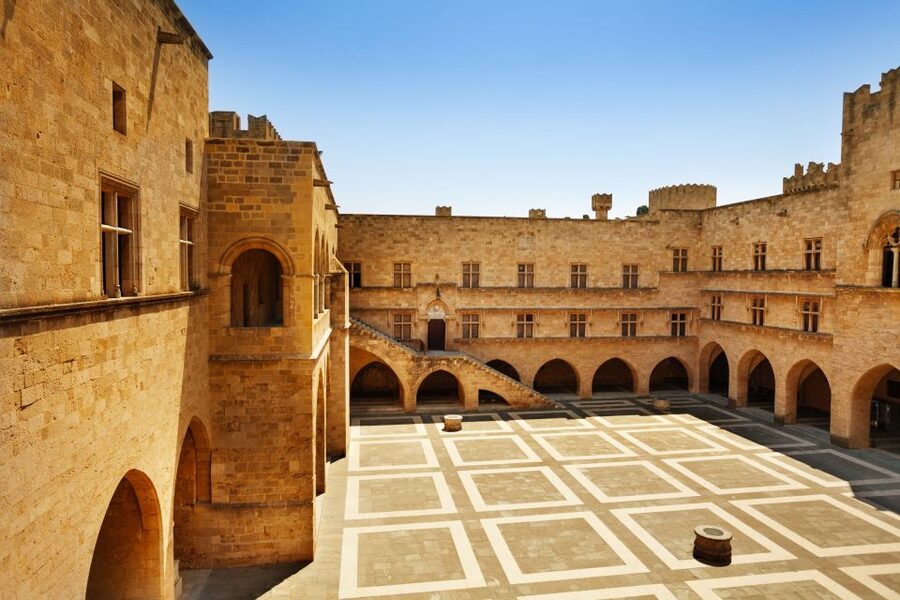 Rhodes: Palace of the Grand Master E-Ticket & Audio Tour - Passing through the monumental entrance