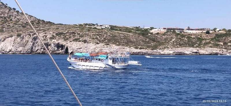 Rhodes: Pleasure Cruise for Swimming and Snorkeling - Afandou Beach adds another hour in the sea