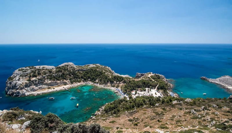 Rhodes: RIB Cruise with Drinks and 4 Swim Stops - Anthony Quinn Bay and the Guns of Navarone connection