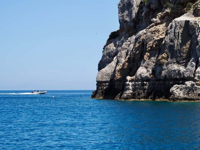 Rhodes: RIB Cruise with Drinks and 4 Swim Stops - What is included on the boat