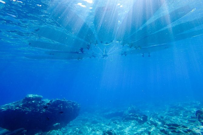 Rhodes: Stand Up Paddle & Snorkel Adventure - Reaching the cave and the swimming stops
