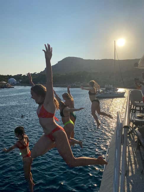 Rhodes: Sunset Cruise w/ Gourmet Buffet, Drinks & Live Music - Greek dinner from Chef Dianantis