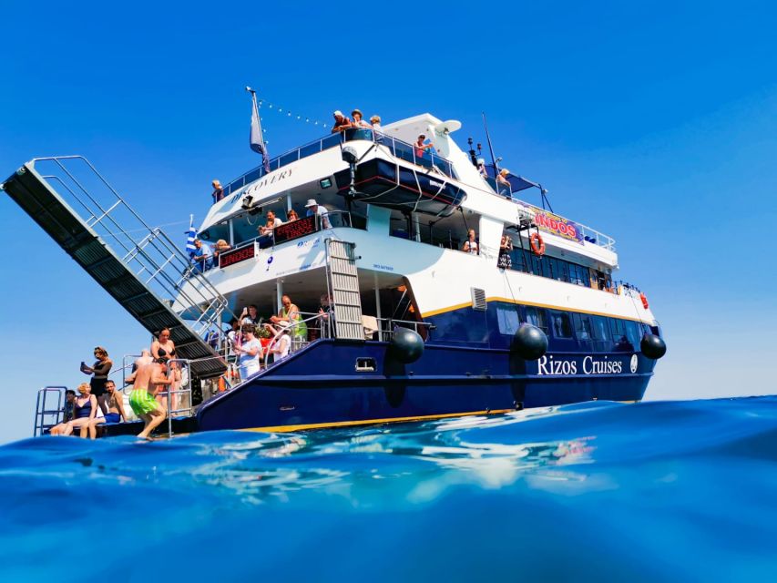 Rhodes Town: Boat Trip to Symi Island and St Marina Bay - Finding the Rizos Cruises DISCOVERY Boat