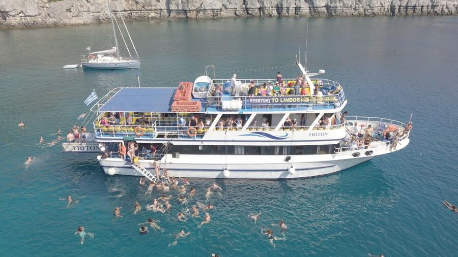 Rhodes Town: Scenic Cruise to Lindos with Swim Stops - Practical ways to make the day better