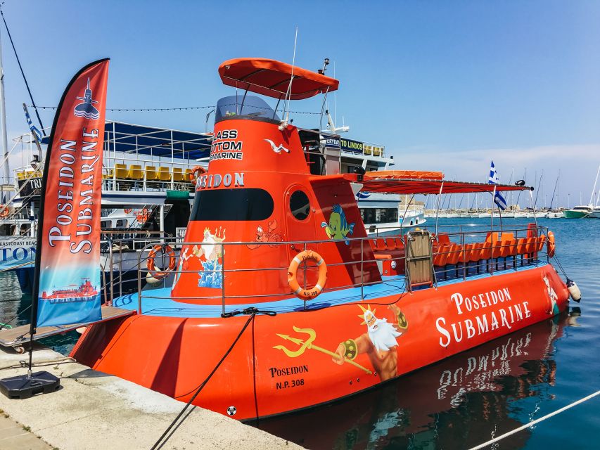Rhodes Town: Submarine Cruise with Underwater Views - Starting at Mandraki Harbor