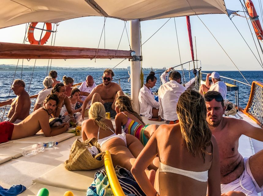 Rhodes Town: Sunset Boat Cruise with Drinks & Snacks - Setting off from Mandraki Marina at 5pm