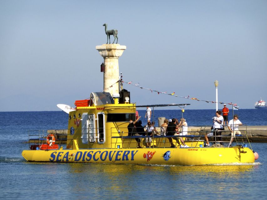 Rhodes Town: Yellow Submarine Cruise with Underwater Views - What the Yellow Submarine actually is