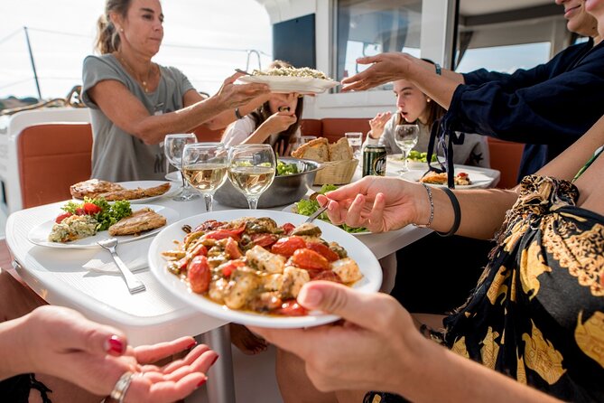Sail the Athenian Coastline on a Catamaran with Meal & Wine - A Greek meal cooked on board