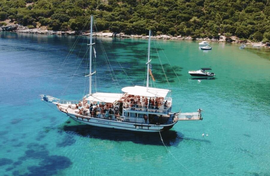 Samos East Coast by Boat with Beachside BBQ - Setting Sail from Pythagorion on the Archangelos