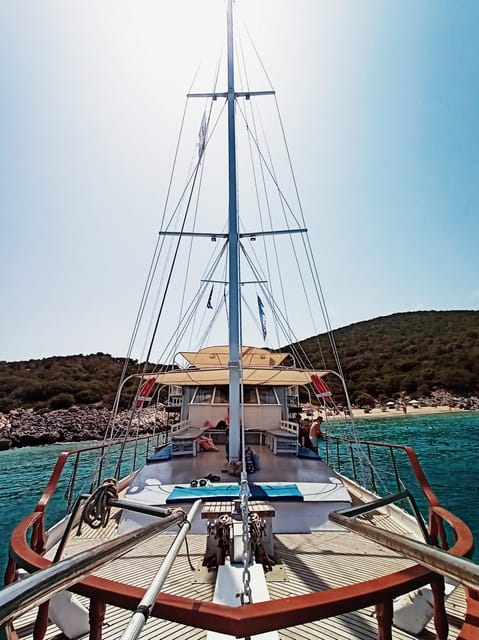 Samos East Coast by Boat with Beachside BBQ - A Morning Swim at Posidonio