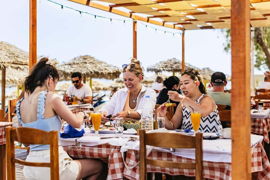 Santorini: ATV Quad Bike Tour with Lunch - Black Sand Beach and the volcanic coast
