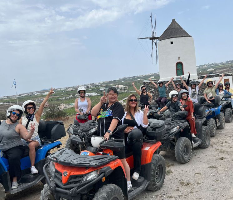 Santorini: ATV-Quad Experience - A wine cellar stop gives the tour a local pause