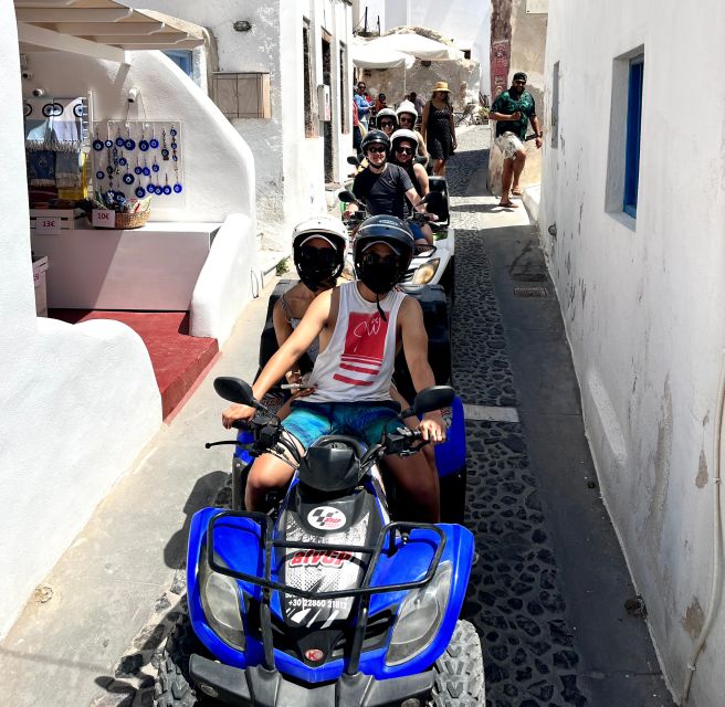 Santorini: ATV-Quad Experience - A cave chapel and the rough ride to Vlichada