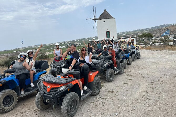 Santorini ATV-Quad Experience: Off-Road Adventure & Hotel Pickup - The Heart of Santorini and the Caldera view