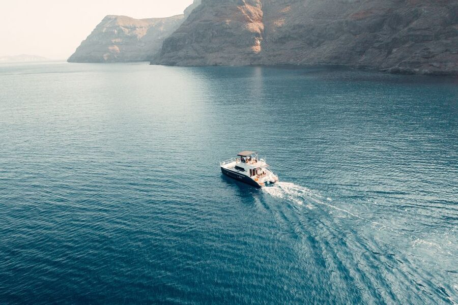 Santorini: Caldera Private Power Catamaran Cruise - The meal: Greek mezedes and a proper BBQ