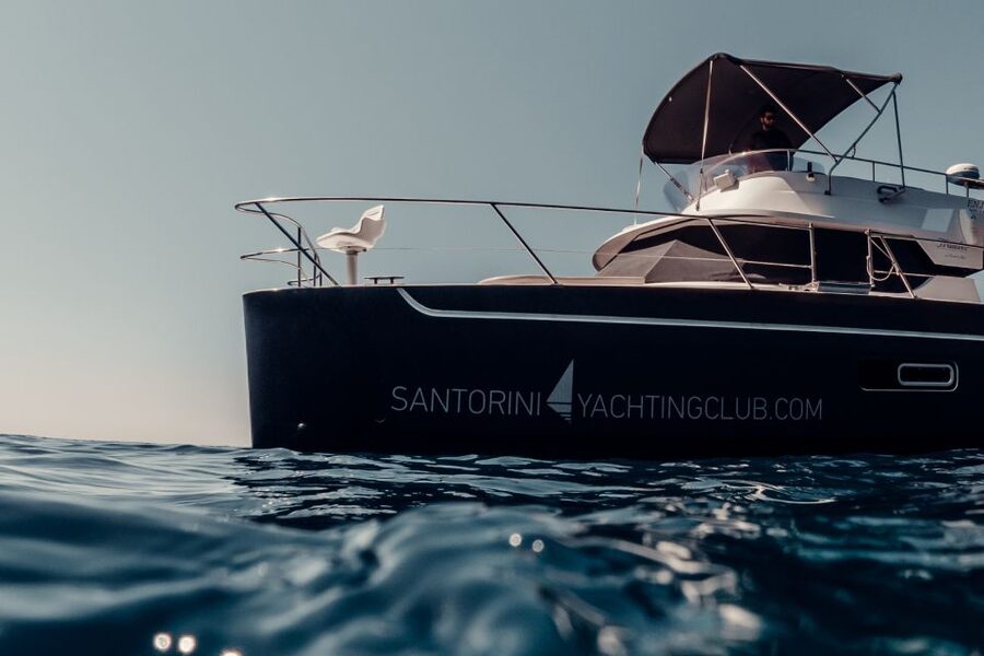 Santorini: Caldera Private Power Catamaran Cruise - What the private format is worth