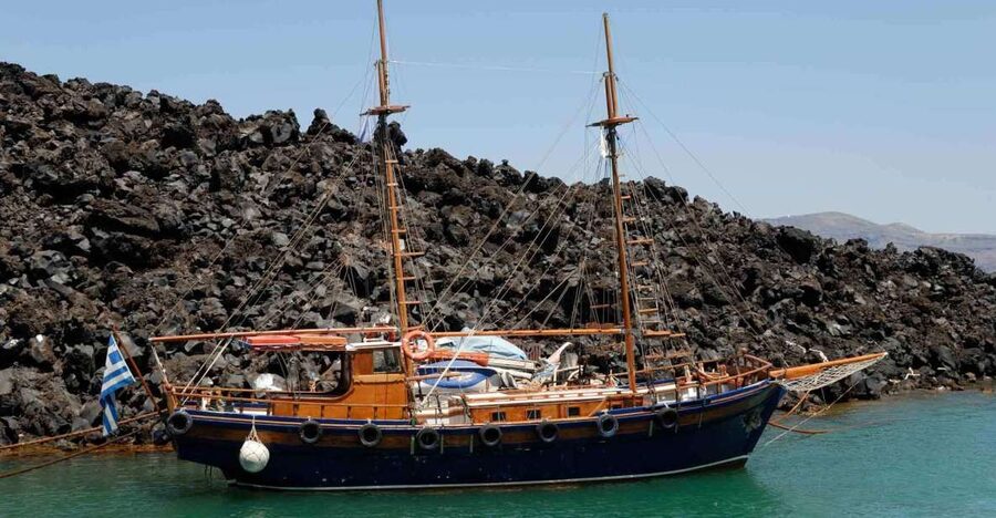 Santorini Caldera: Sunset Cruise with Dinner - Thirasia, the quieter side of the caldera