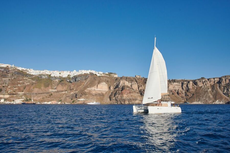 Santorini Gold Catamaran Cruise with Snorkel, BBQ & Open Bar - Who should book this cruise?