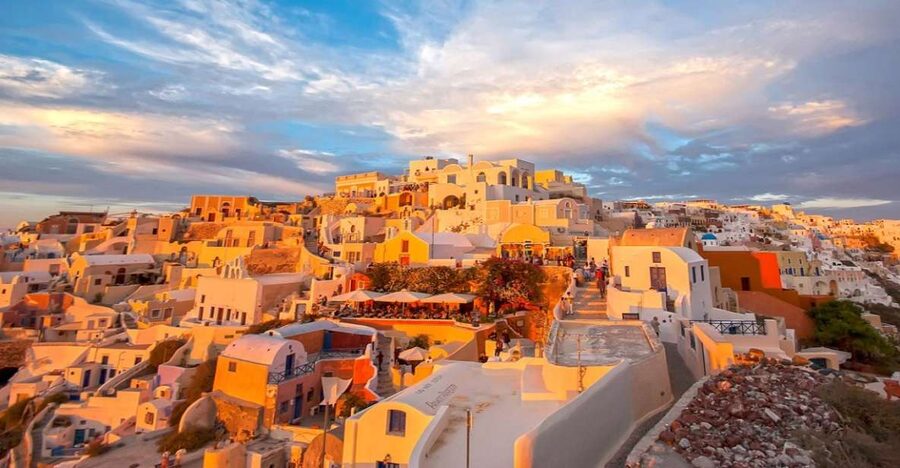 Santorini: Guided Island Day Trip with Beach Visit - Pyrgos, a village break from the postcard route