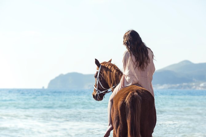 Santorini Horse Riding to Black Sandy Beach - Key points at a glance