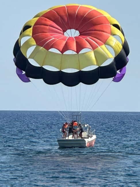 Santorini: Parasailing ExperiencePerissa,Perivolos,St.George - Who should book this Santorini flight?