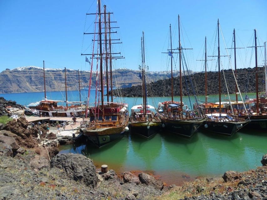 Santorini Port: Cruise to Volcano, Hot Springs & Thirassia - Free time on Thirassia