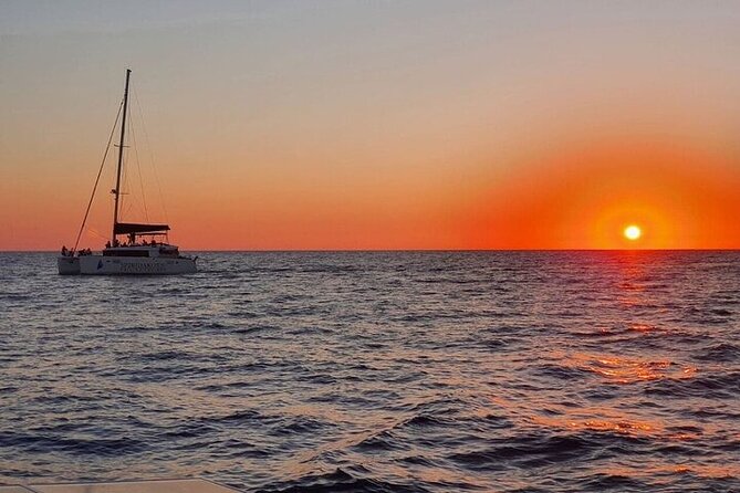 Santorini Private Catamaran Cruise with BBQ, Open Bar & Transfers - The BBQ, open bar, and crew service