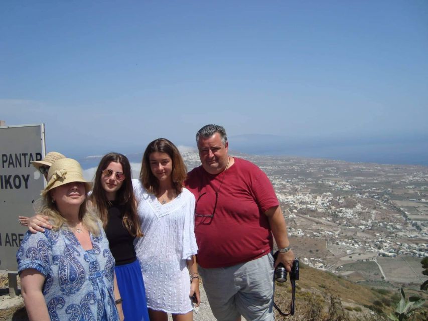 Santorini: Private Day Tour with Guide - Profitis Ilias: Santorini from its highest point