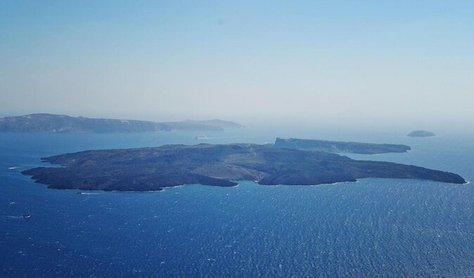 Santorini Sailing Dream Catcher with BBQ Lunch and Drinks - Santorini from the water, not the postcard viewpoint