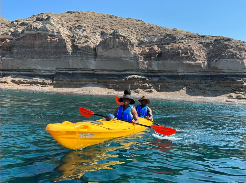 Santorini: Sea Caves Kayak Trip with Snorkeling and Picnic - Kalliopi’s Personal Style and the Small Group