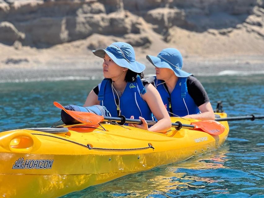 Santorini: Sea Caves Kayak Trip with Snorkeling and Picnic - What to Bring and How to Prepare