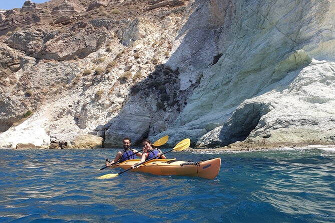 Santorini Sea Kayak - South Discovery, Small Group incl. Sea Caves and picnic - Kambia Beach and the final paddle