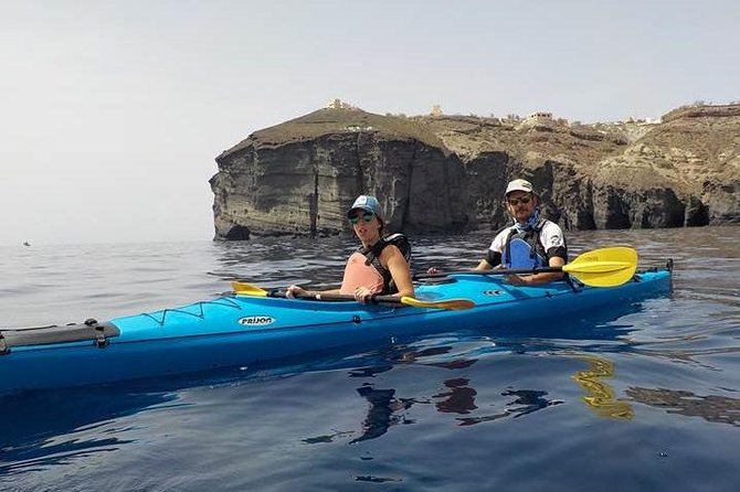 Santorini Sea Kayak - South Discovery, Small Group incl. Sea Caves and picnic - What the $139 price includes