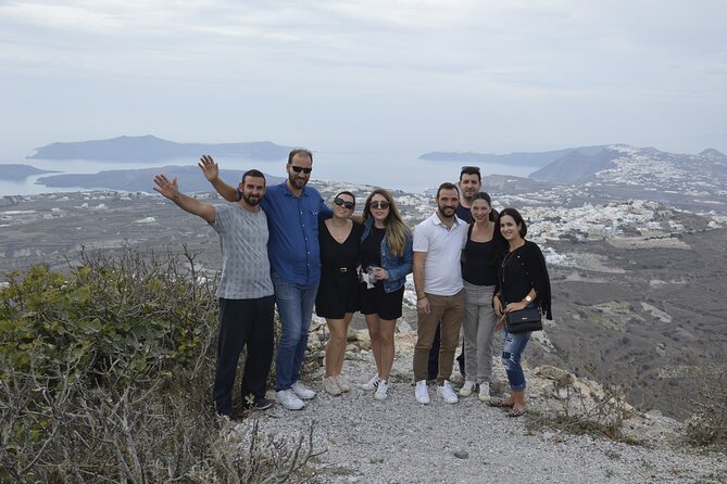 Santorini Sightseeing Half Day Small Group Tour - Prophet Elias gives you the island from above